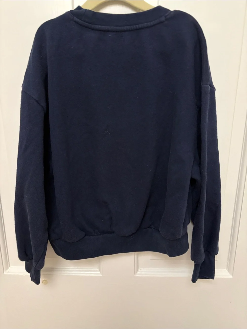 Girls Medium (8) GAP Sweatshirt with Silver Smiley Face